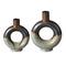Glitzhome® Circle Hollow Two-Tone Ceramic Modern Vase Set